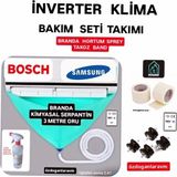 Üniversal Klima Temizleme Bakım Seti Takımı ( Branda Hortum Sprey Band Takoz ) - Klima Bakım Seti Takımı