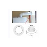 Universal Kombi Baca Borusu Kapağı /baca Kapağı 17*10 Cm 1 Adet Beyaz Renk Sert Plastik (iki Parça Geçme)