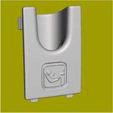 Universal Kör Tapa (Swordslife 3D Üretim) - Çok Renkli - Genel