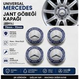 Universal Mercedes Jant Göbeği Kapağı 75MM - 70MM