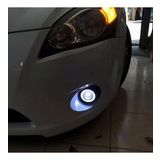 Universal Mercekli Led Angel Sis Farı, 76mm Buz Mavi Renk