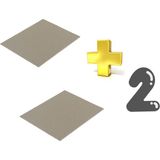 Universal Mikrodalga Fırın Yansıtıcı Plaka 13 x 16 cm - 2 Adet