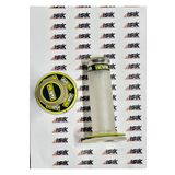 Universal Motosiklet Protaper Sağ-Sol Elcik Takımı Şeffaf Sarı-Siyah Yazılı