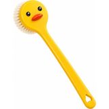 Universal Ördek Tasarımlı Sırt Fırçası 35 cm – Uzun Saplı Vücut ve Sırt Yıkama Fırçası, 8 cm Geniş Fırça Başlığı, Duş ve Banyo Fırçası, Kolay Kullanım ve Asma Delikli Banyo Aksesuarı - 0- Koyu Mavi