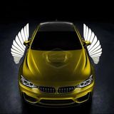 Universal Oto Arac Ayna Alti Angel Led Otomobil Gunduz Fari Araba Melek Kanat Led Beyaz 12 Volt
