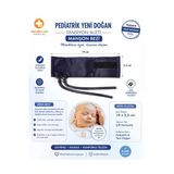 Universal Pediatrik Yeni Doğan Tansiyon Aleti Manşon Bezi Çift Hortumlu 19 × 5,5 Cm