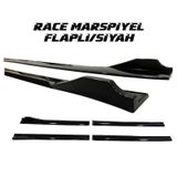 Üniversal Piano Black Kulaklı Flaplı Marşpiyel Lipi Bıçağı Siyah