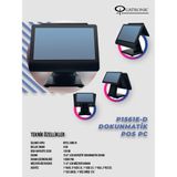 Universal Quatronıc 15.6" Dokunmatik (Iki Ekranlı) P1561E-D Core I5 4gb Ram- 128GB Ssd- Fdos- Pos Pc
