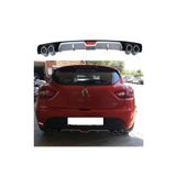Universal Renault Clio 4 Difüzör Arka Tampon Eki 4 Egzoz Çıkışlı DFZR322