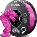 Universal Resmi Creality Petg 3D Yazıcı Filament 1,75 mm 1 kg (2,2 Lbs), Yüksek Hassasiyetli Güçlü Tokluk, Kokusuz Daha Iyi Akış Nem Geçirmez 3D Baskı Ender Filament (Macenta) - 00-Siyah - Beyaz