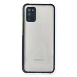 Universal Samsung Galaxy A02s Kılıf Miami Şeffaf Silikon - Lacivert