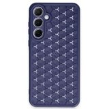 Universal Samsung Galaxy A25 5g Kılıf Petek Silikon Kapak - Lacivert