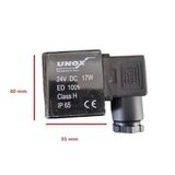 Universal Selenoid Valf Unox Bobin Soketli 24Vdc 17W