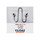 Universal Semaver & Çay Makinesi Rezistans (ısıtıcı) - Zikzak, 900-1000w, 10cm, Krom