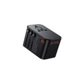 Universal Seyahat Priz Dönüştürücü Adaptör, 45W Şarj Cihazı, 2x Usb Girişi, 3x Type-C Girişi, Uluslararası Güç Adaptörü, US, UK, EU, AU Evrensel Uyum