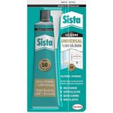 Universal Silikon, Üstün KALITE%100 Beyaz Silikon, Mutfak, Banyo ve Pencereler Için Hızlı Kuruyan Dolgu Macunu, Sararma ve Küflenme Yapmaz, 50 gr Tüp - 01-Mavi