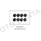 Universal Subap Lastığı (8mm Takım Vıton 8 ADET8×10.8X14.2X10MM) Peugeot 306 406 Em Ym Partner M49 M59 Dw8 x F2N-F3N-F3P-F3R-F8Q-J6R