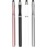 Universal Telefon Tablet iPad 2in1 Disk Uçlu Stylus Pen Dokunmatik Kalem - AL3464 (Rose Gold)