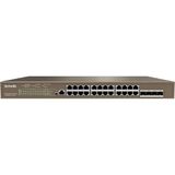 Universal Tenda 24PORT 410W Full Poe TEG5328P-24-410W Gıgabıt 4x Sfp Yönetilebilir Switch Rackmount