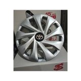 Universal Toyota Corolla / Yaris / Starlet / Corona Uyumlu 13 inç Jant Kapağı 4'lü Takım Amblem Hediyeli