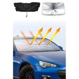 Universal Tüm Araçlara Uygun Araba Ön Cam Güneşlik Katlanabilir Güneşlik Şemsiye Ön Cam Gölgelik Büyük Boy 80 Cm X 135 Cm