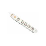 Universal TUNÇMATİK POWERSURGE TSK5015 1050 JOULES 5'Lİ BEYAZ /1.,5M /USB'Lİ AKIM KORUMALI PRİZ