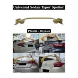 Universal Type-r Spoiler Yüksek Model - Egea, Corolla, Civic, Megane Uyumlu 121 Cm