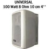 Universal Unıversal Ctr 4W 10CM Trafolu Hoparlör - Siyah