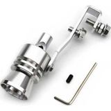 Universal Üniversal Egzoz Islık Aparatı Egzoz Ucu Turbo Sesi Large 29 mm Krom