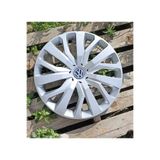 Universal Volkswagen Polo / Golf / Jetta / Bora / Caddy Uyumlu 15 inç Jant Kapağı 4'lü Takım Amblem Hediyeli