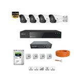 Unıvıew 4 Mp Ip Kamera 4 Kameralı Full Hd Set