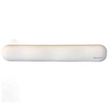 Univo Colors Ergonomik Bellek Köpüğü Klavye Bilek Desteği Yorgunluğu Azaltır Dizüstü Bilgisayarlara ve Tam Boy Klavyelere Uyar Bellek Köpüğü Yastığı Birinci Sınıf PU Malzeme (Beyaz)