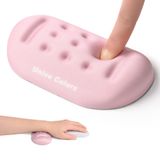 Univo Colors Pembe Süper İnce Hafızalı Köpük Bilek Dinlenme Yumuşak Jel Ergonomik Mouse Pad Fare, Oyun, Bilgisayar, Dizüstü Bilgisayar, Ofis için Bilek Desteği