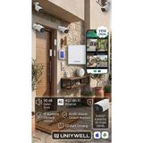Uniywell 4g + Wi-Fi + Ethernet Akıllı Alarm Sistemi - 90 Db Dahili Sirenli, Ip Kamera (Onvıf) ve 8 Bölge Kablolu Aksesuar Destekli Güvenlik Seti 1 Yıl Alarm Çağrı Merkezi Hizmeti + Akü Hediye