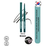 UNLEASHIA Easy Glide Flat Eyeliner 02 Mood Brown | Kolay Sürümlü Eyeliner