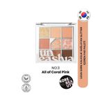 UNLEASHIA Glitterpedia Eye Palette No:3 | All Of Coralpink Işıltılı Far Paleti