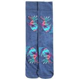 Unlimited Legwear Hayal Gücü Merkezi Derneği Çocukarın Çizimlerinden Balık Desenli Mavi Erkek Çorabı - 40 - 45 - Lacivert
