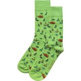 Unlimited Legwear Hayal Gücü Merkezi Derneği Çocukarın Çizimlerinden Uzaylılar ve Ananas Yeşil Erkek Çorabı - 40 - 45