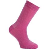Unlimited Legwear Pembe Simli Ince Soket Çorap - Standart