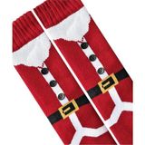 Unlimited Legwear Yılbaşı Noel Baba Desenli Kaydırmaz Taban Şardonlu Kadın Ev Çorabı - 36 - 40 - Kırmızı