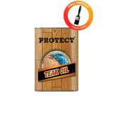 Ünlü Boya Ünlü Protect Teak Oil (1. KALİTE TİK YAĞI) 15L