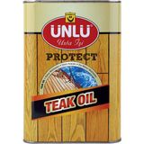 ÜNLÜ BOYA Ünlü Tik Yağı Ahşap Koruyucu Şeffaf 1 Litre Dış Mekan Su ve UV Işınlarına Karşı Dayanıklı - 0,75 lt