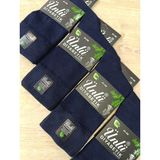 Ünlü Çorap Diabetik Çorap Bamboo Dikişsiz 4çift 41-44 - 41 - 44 - Lacivert
