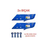 Ünlü Pulluk Bıçağı Andız Uç Demiri Civatalı-2 Adet