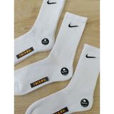 Ünlü Tenis Spor Coton Dikişsiz Komple Havlu 3 Çift - Beyaz - 38 - 42