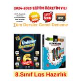 Ünlüler 8.Sınıf 6 Farklı Yayın Karma Deneme+Altın Karma 8.Sınıf Lgs 10 Yayın 10 Deneme