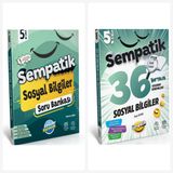 Ünlüler Karması 5. Sınıf Sosyal Bilgiler Soru Bankası ve Haftalık Deneme Seti 2 Kitap
