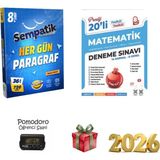 Ünlüler Karması Hergün Paragraf ve Nartest 8.sınıf Matematik Deneme Seti Kronometre Hediye