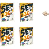 Ünlüler Karması Lgs 8. Sınıf Sempatik Türkçe Inkılap Din ve Ingilizce Haftalık Denemeleri 4lü Set + Telefon Tutucu