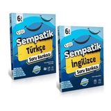 ÜNLÜLER KARMASI Sempatik 6. Sınıf Türkçe + İngilizce Soru Bankası (2 Kitap)